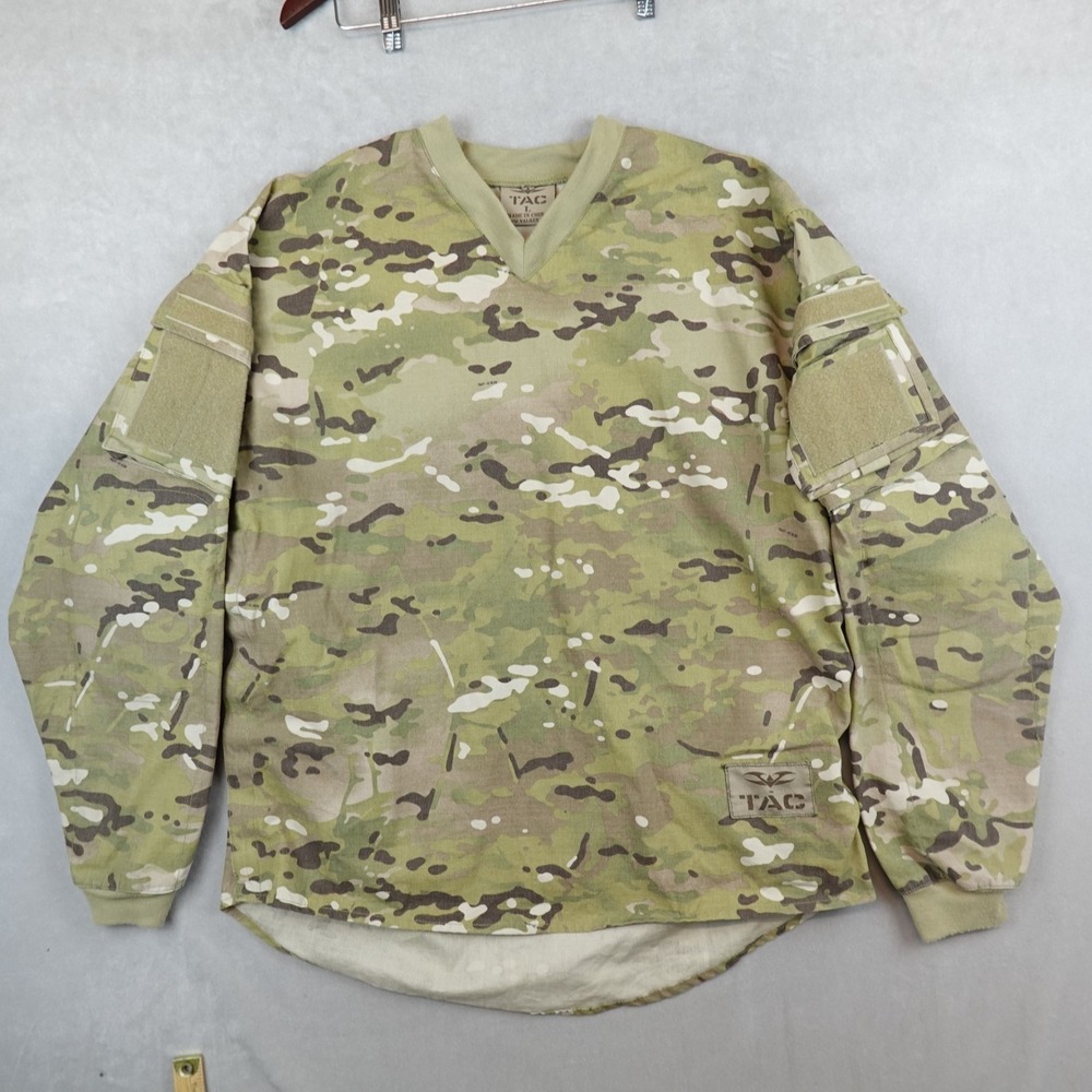 Valken V-Tac Sierra Paintball Jersey Multicam Camo Size Large V Neck